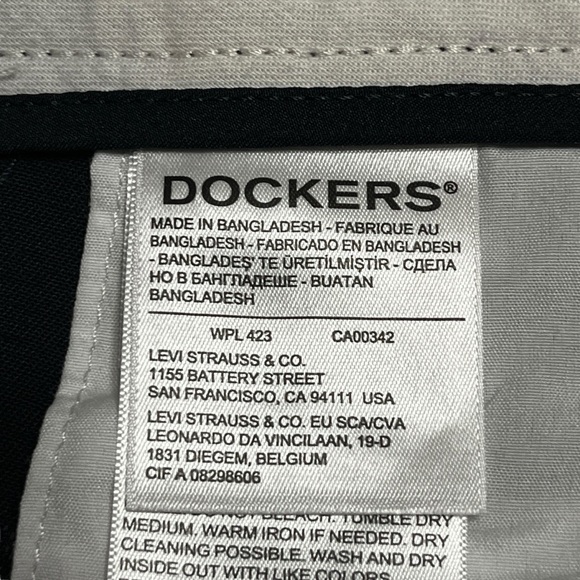 NWT Dockers Easy Khaki Straight Fit Comfort Waist Wrinkle Resistant Size 34 / 29 - Picture 9 of 14